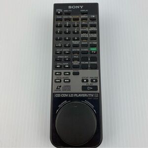 Sony RMT-333A Remote Control CD CDV LD PLAYER/TV